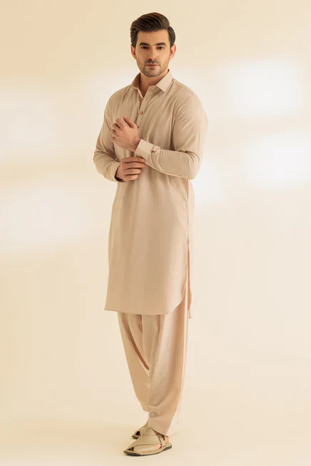 MEN SHALWAR SUIT (2P) GSSR24-005 TX24 - Image 3