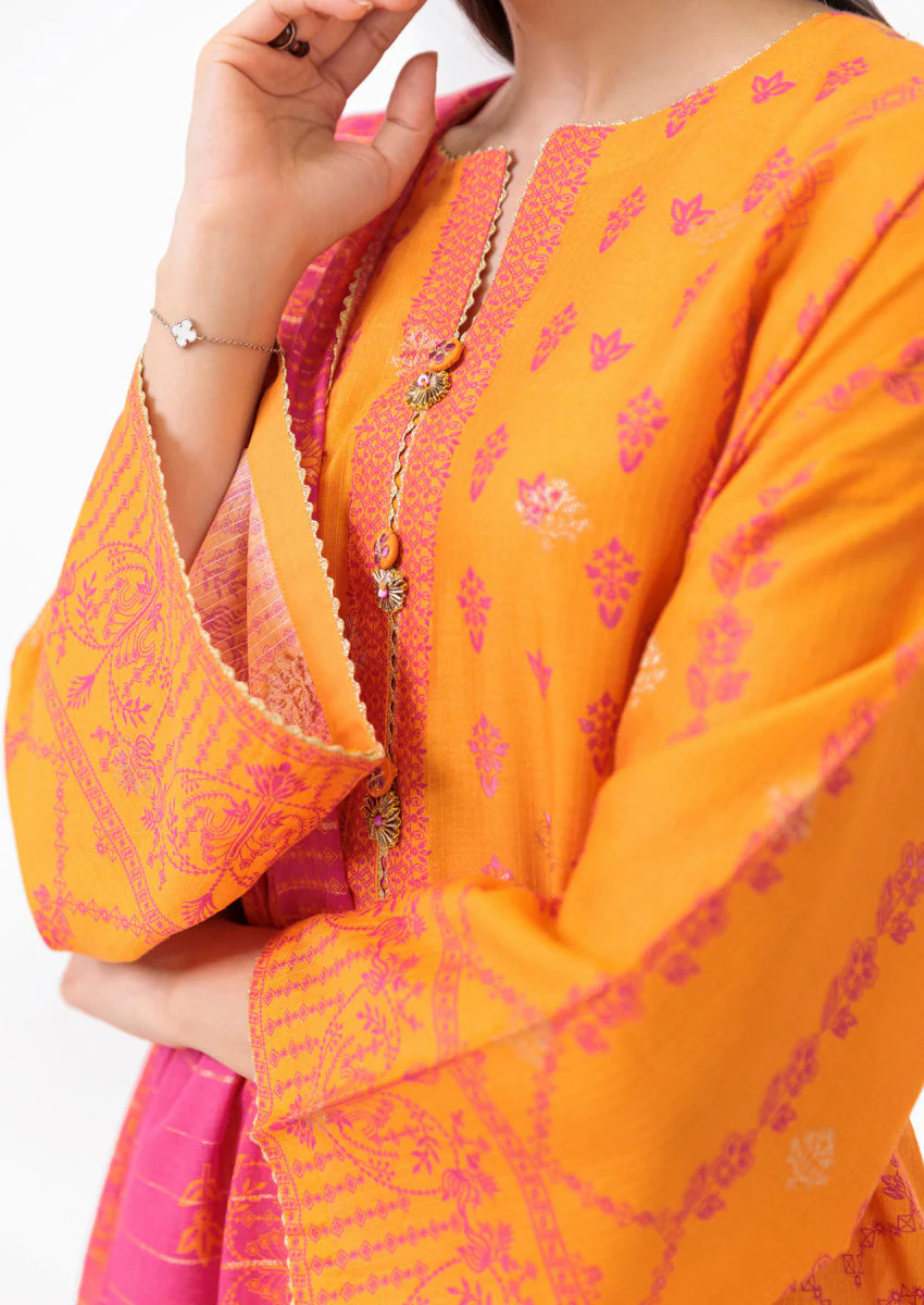 Orange-Jacquard-3 Piece (WP3PPSS25ZA10) - Image 3