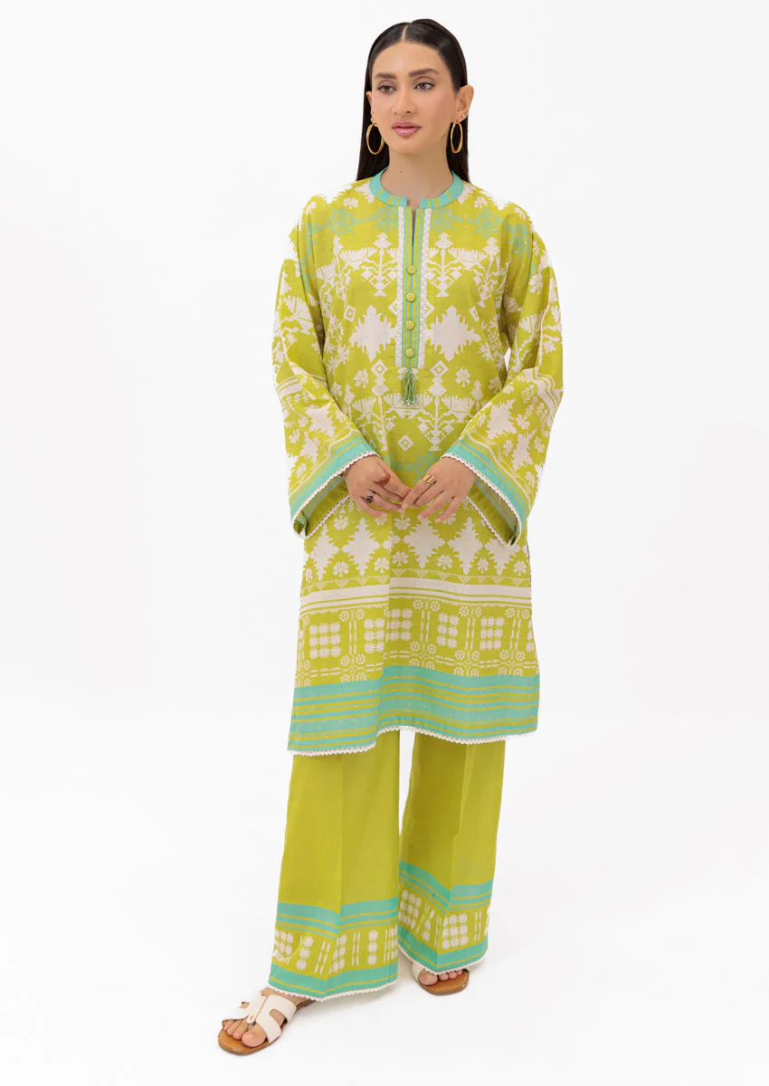 P-Green-Jacquard-2 Piece (WPS25P2P047) - Image 3