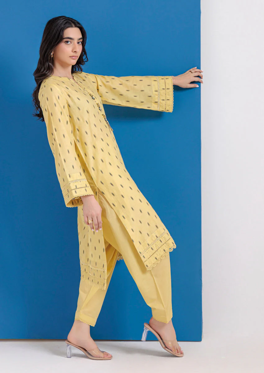 P-Yellow-Jacquard-2 Piece (WPS25SL2P022) - Image 4