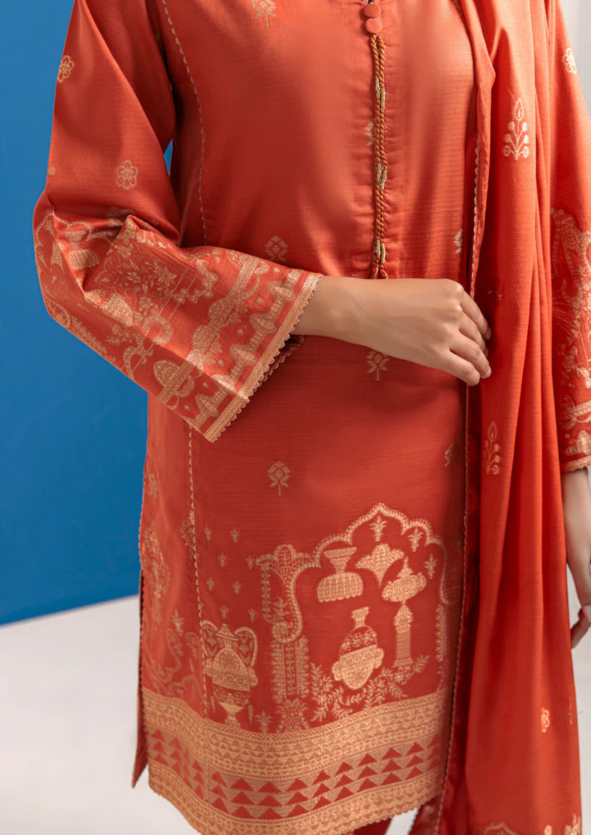 Rust-Jacquard-3 Piece (WPS25JD3018) - Image 3