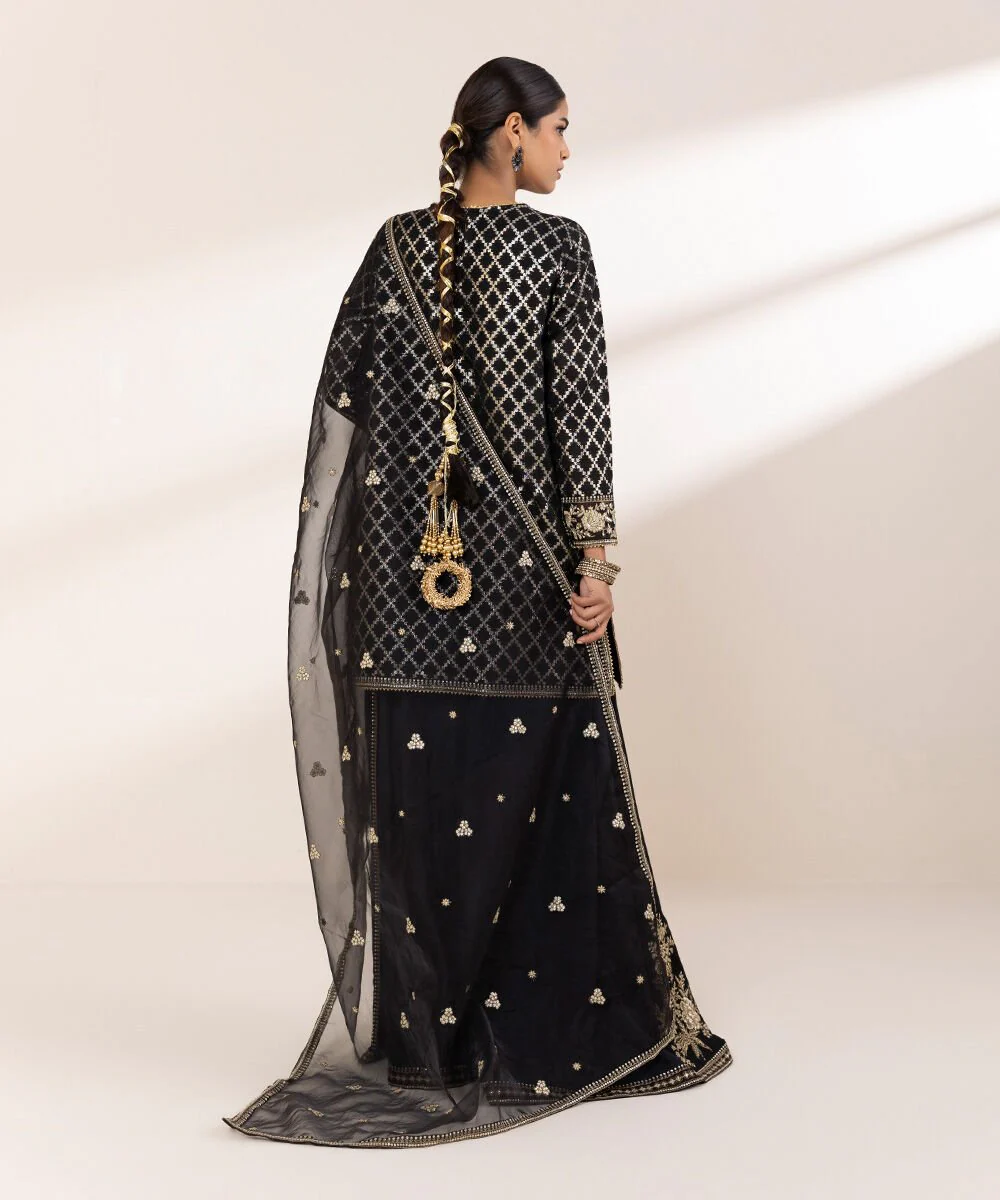 Sapphire Stitched 3 Piece Masoori Suit J(89) - Image 3