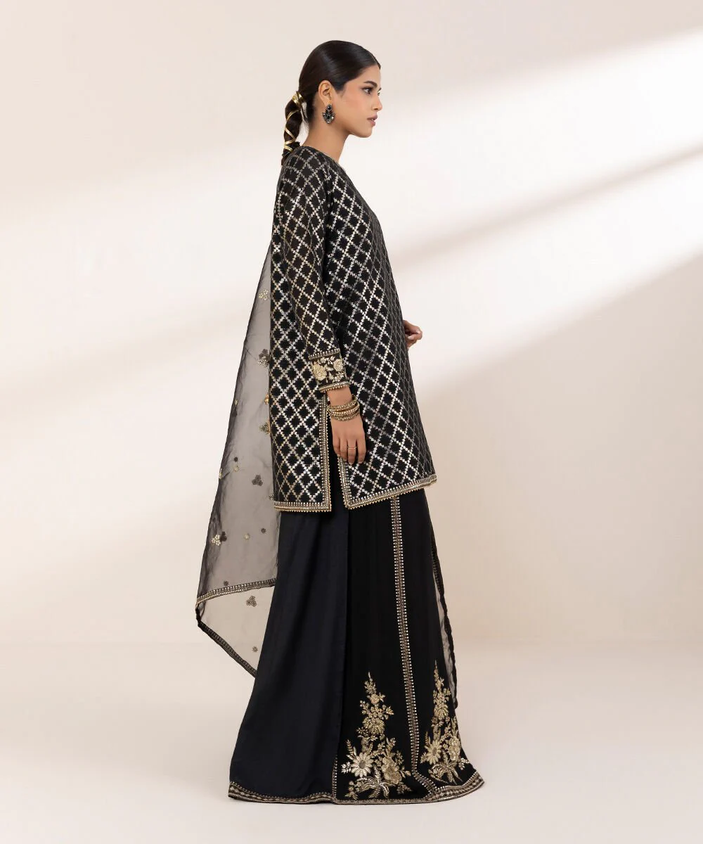 Sapphire Stitched 3 Piece Masoori Suit J(89) - Image 4